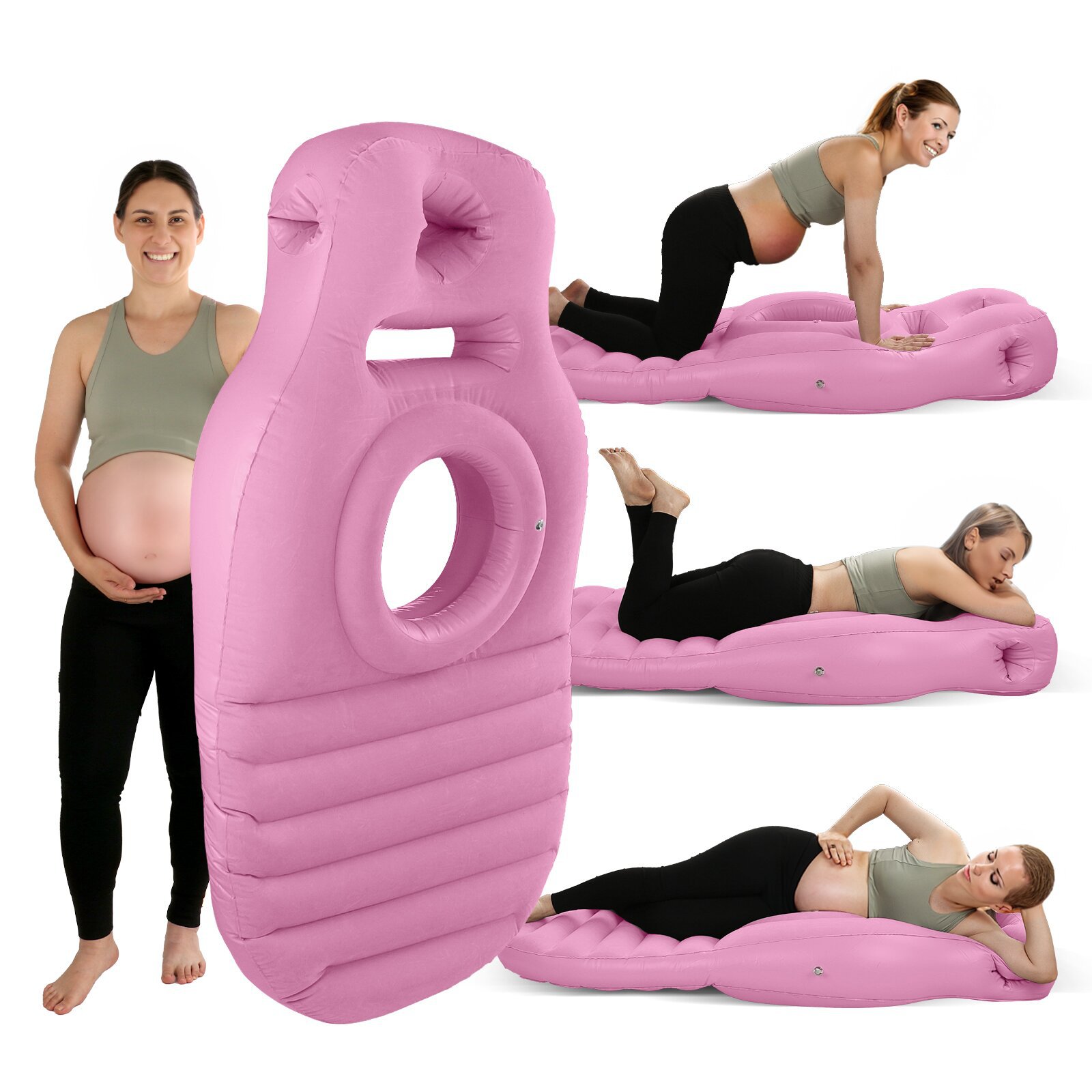 Outdoor Furniture Ofo - PVC Inflatable O-Shape Maternity Mattress Soft