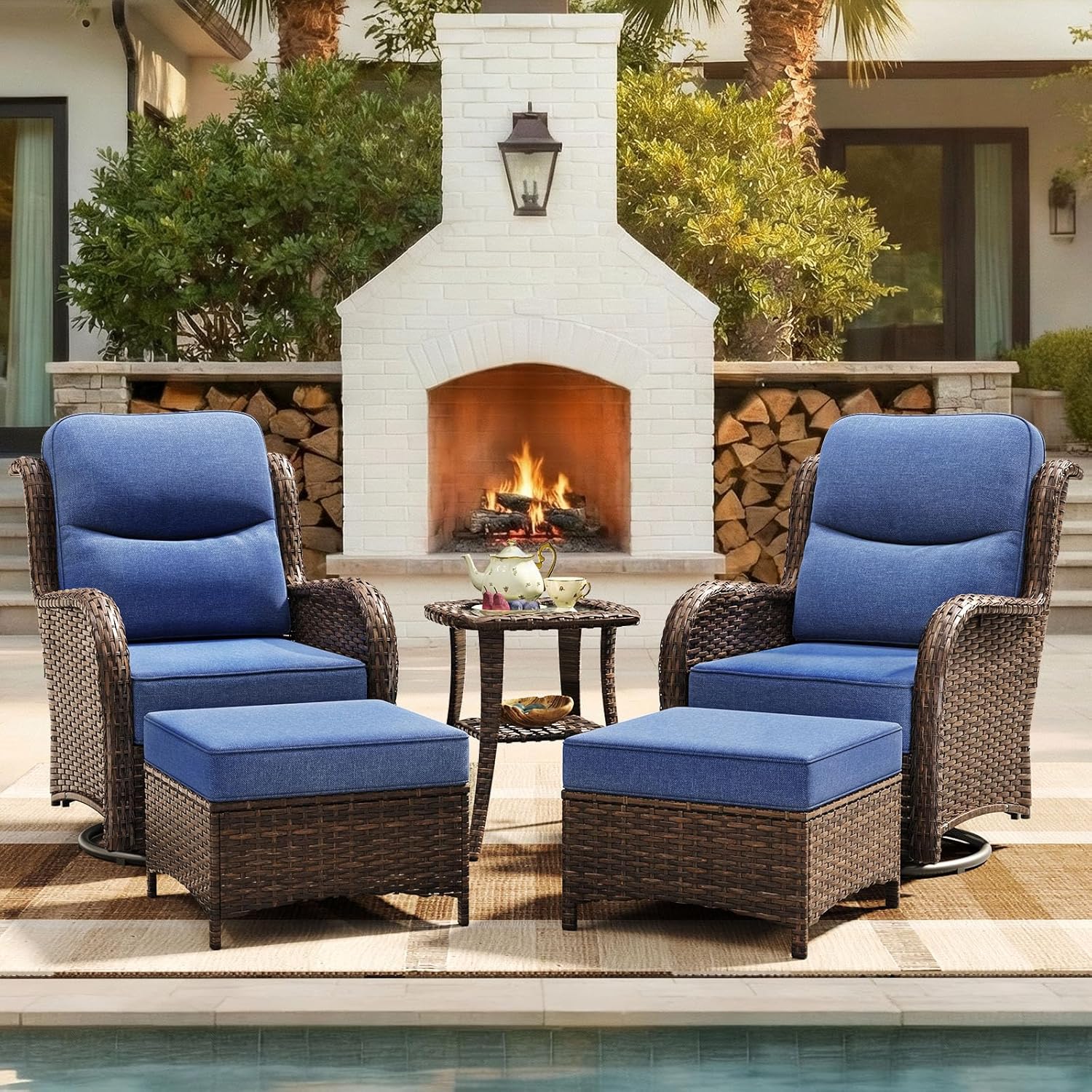 o*-Luxury Patio Furniture Set  - Outdoor Furniture Ofo ulasan dan harga