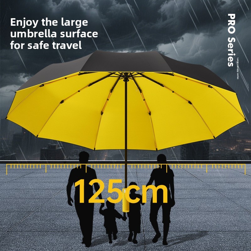 125CM Triple Fold Double Layer - Parasol Umbrella Large ulasan dan harga