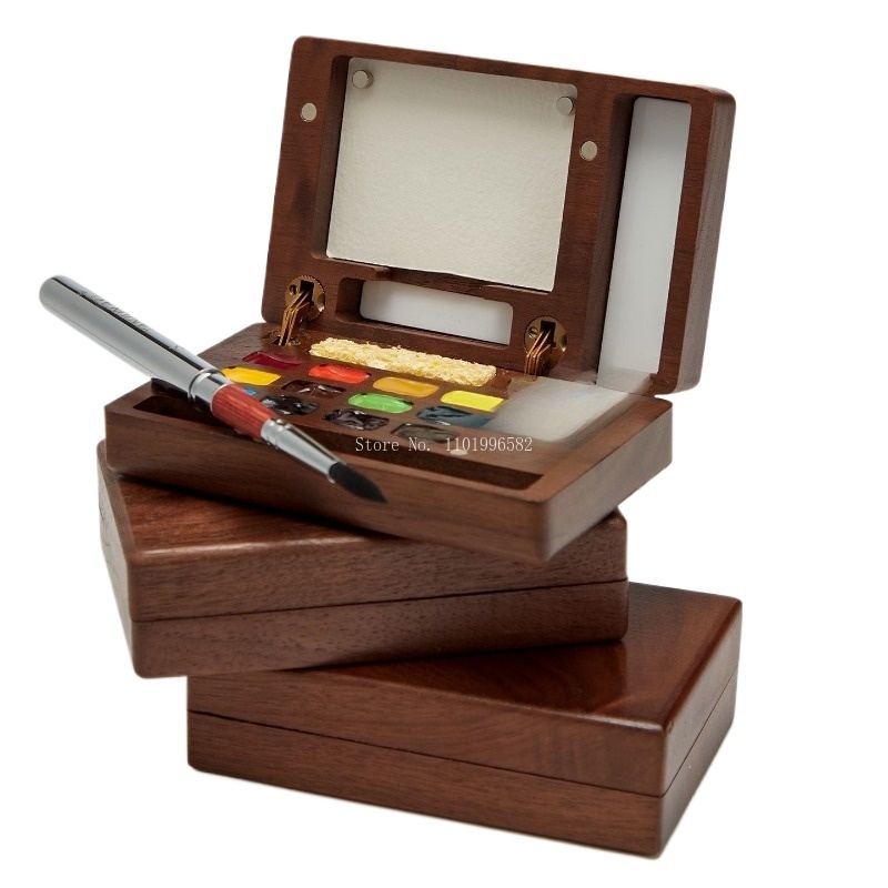 Travel Painting Box Solid Wood - Outdoor Furniture Paint ulasan dan harga