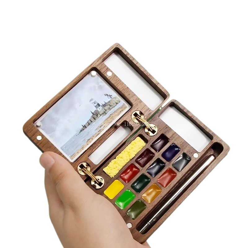 Travel Painting Box Solid Wood - Outdoor Furniture Paint ulasan dan harga
