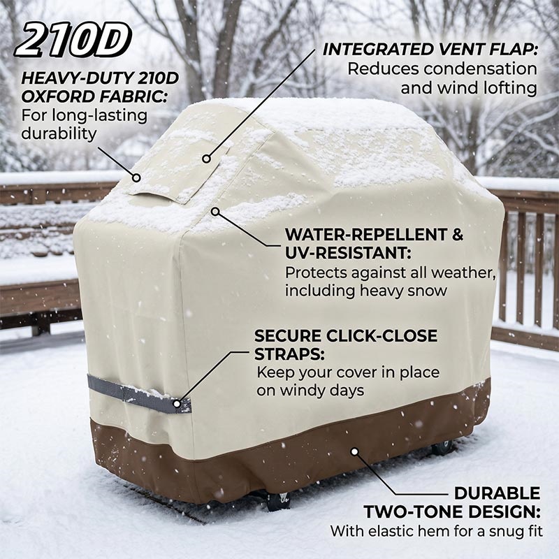 210D BBQ Beige Barbecue Grill  - Outdoor Furniture Used ulasan dan harga