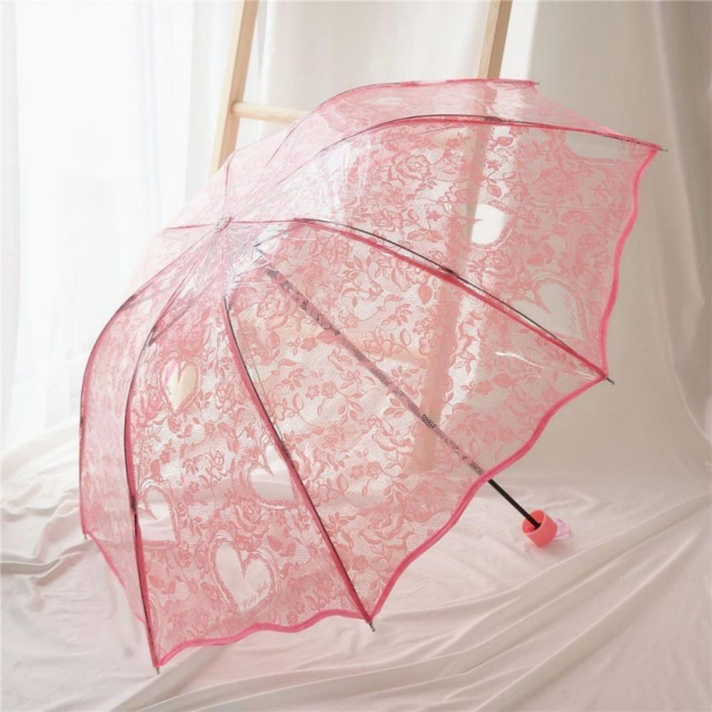 Vintage Foldable Lace Parasol  - Parasol Umbrella Large ulasan dan harga