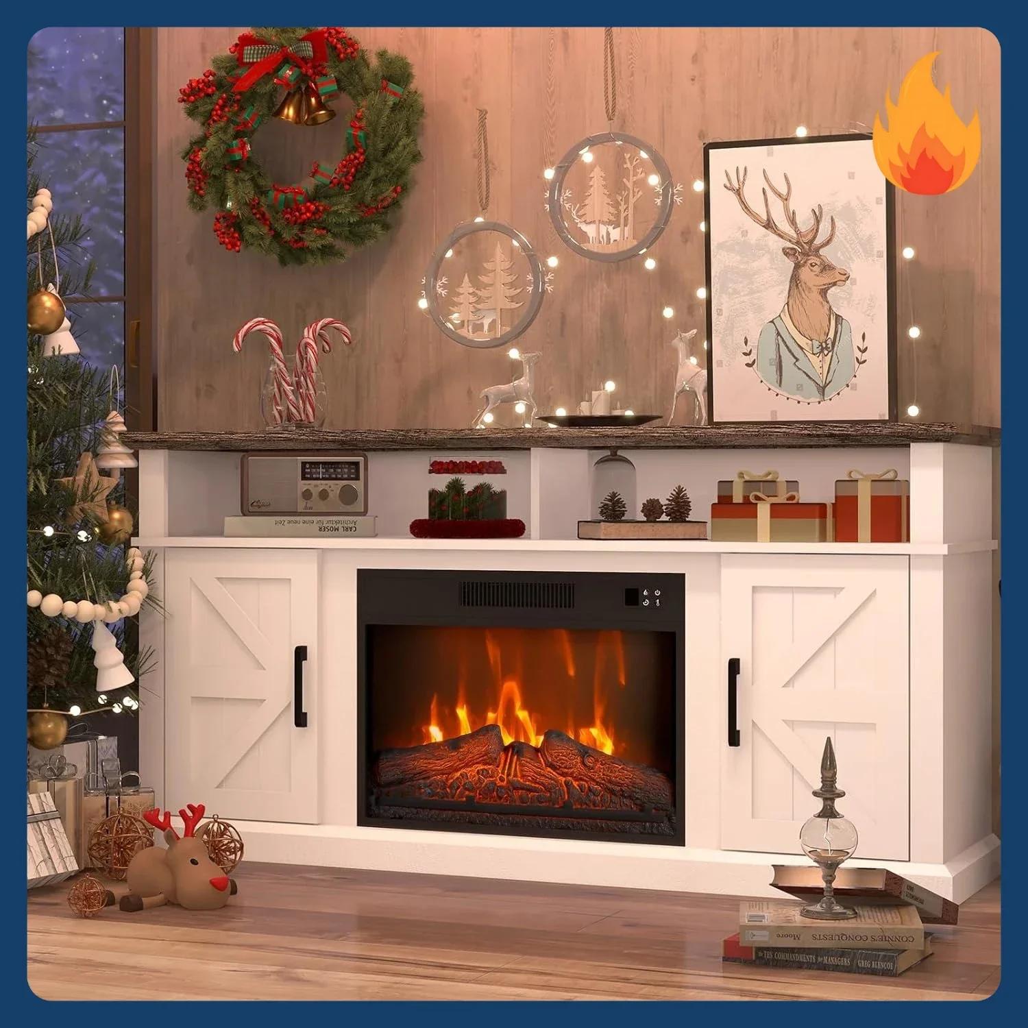 [Discounted Price!]Fireplace T - Patio Heater Standing ulasan dan harga