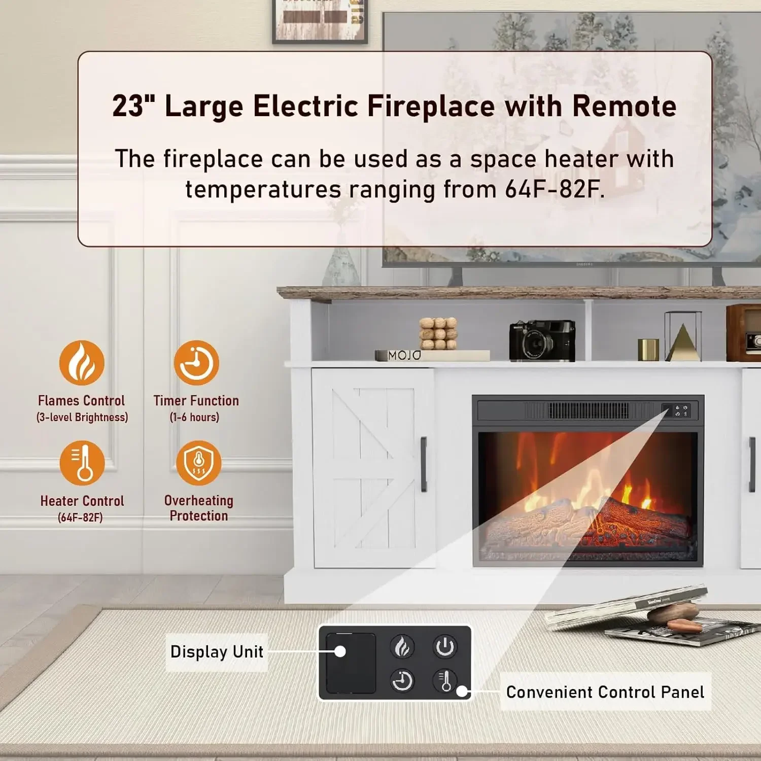 [Discounted Price!]Fireplace T - Patio Heater Standing ulasan dan harga