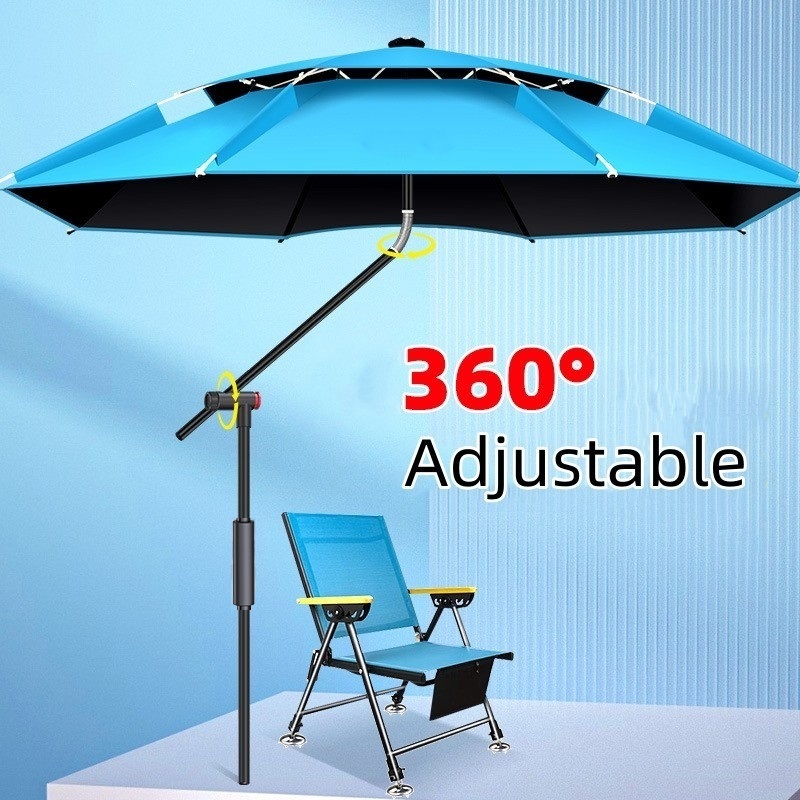 2.0-2.6M Blue Fishing Umbrella - Parasol Umbrella Large ulasan dan harga