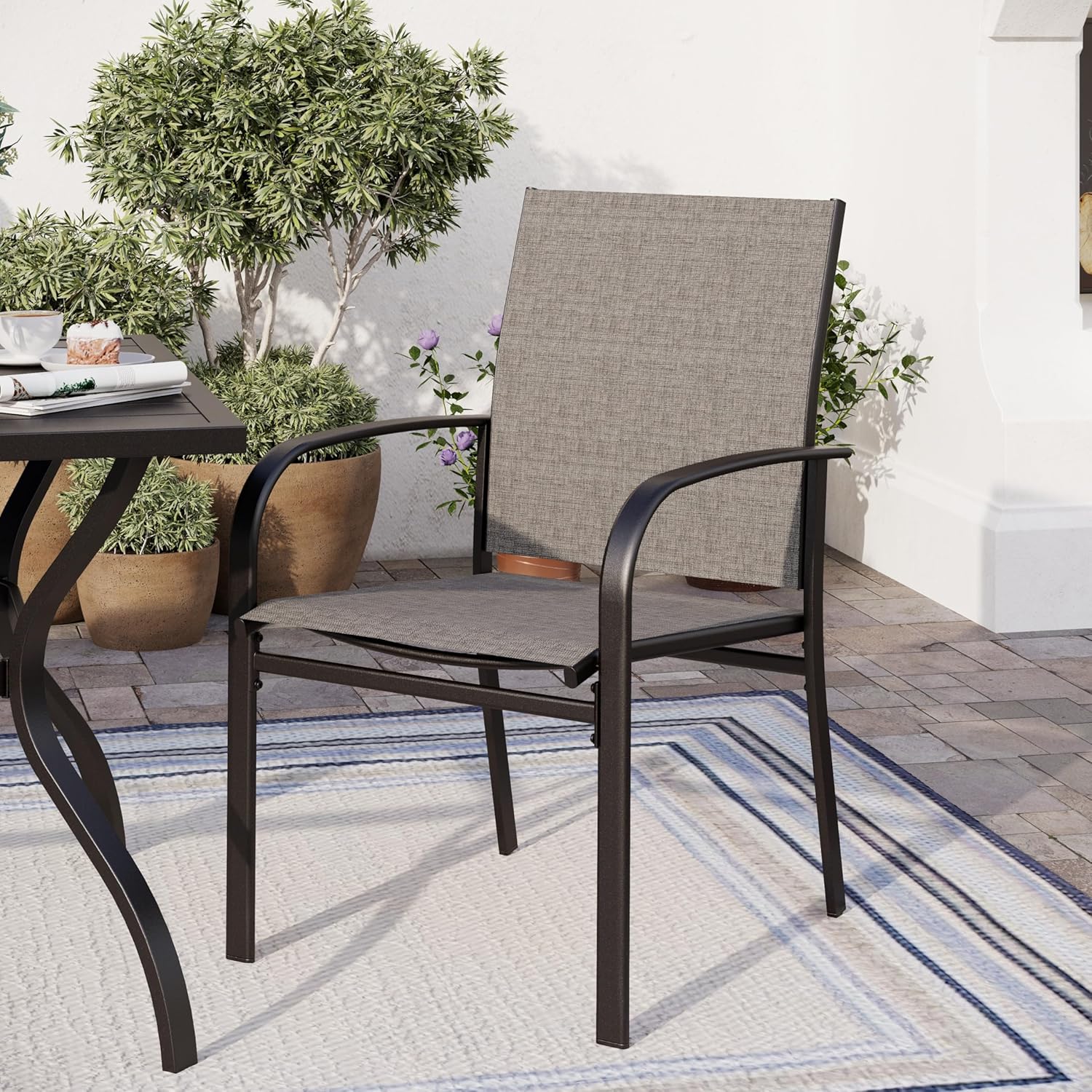 o*-Patio Dining Chairs Set of  - Outdoor Furniture Ofo ulasan dan harga