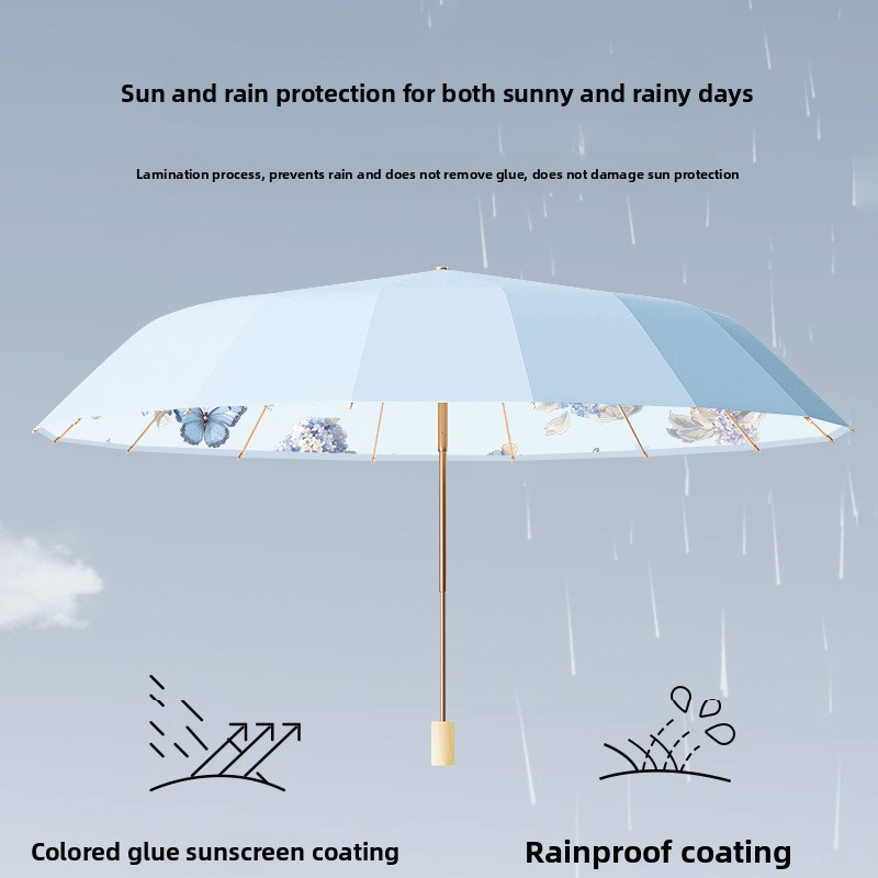 Vintage 16 Ribs Umbrella Large - Parasol Umbrella Large ulasan dan harga