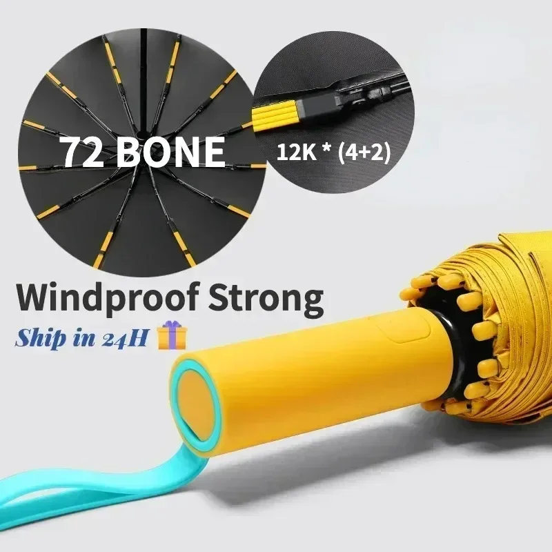 Super Strong Windproof Automat - Parasol Umbrella Large ulasan dan harga