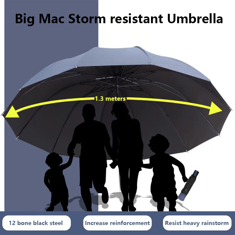 New Extra-large Folding Umbrel - Parasol Umbrella Large ulasan dan harga