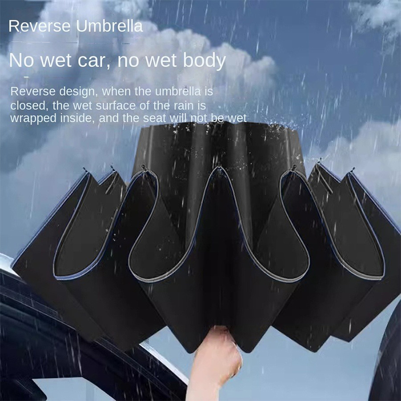 New Extra-large Folding Umbrel - Parasol Umbrella Large ulasan dan harga